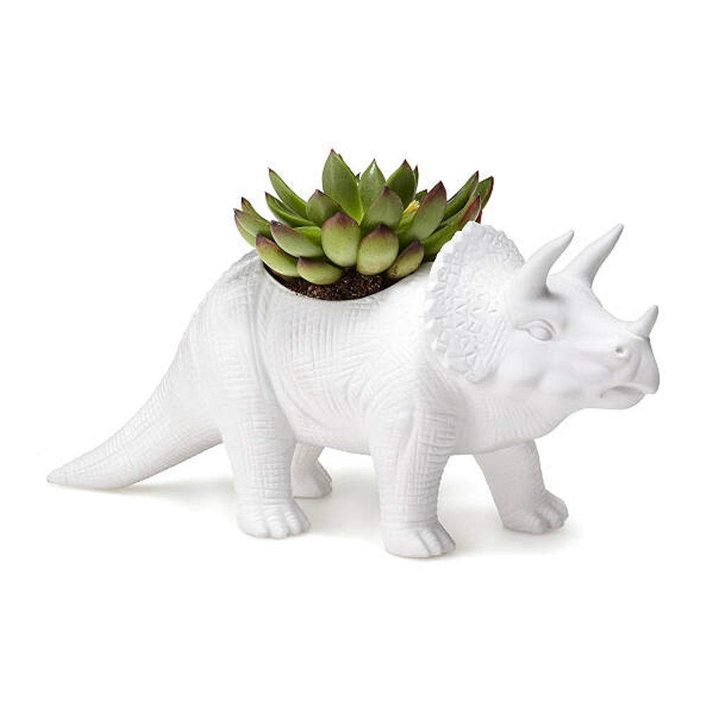 Porcelain Dinosaur Planters — view 1