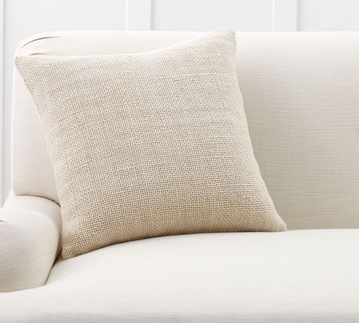 Faye Linen Textured Pillow Covers No Insert-20"x20" — view 1