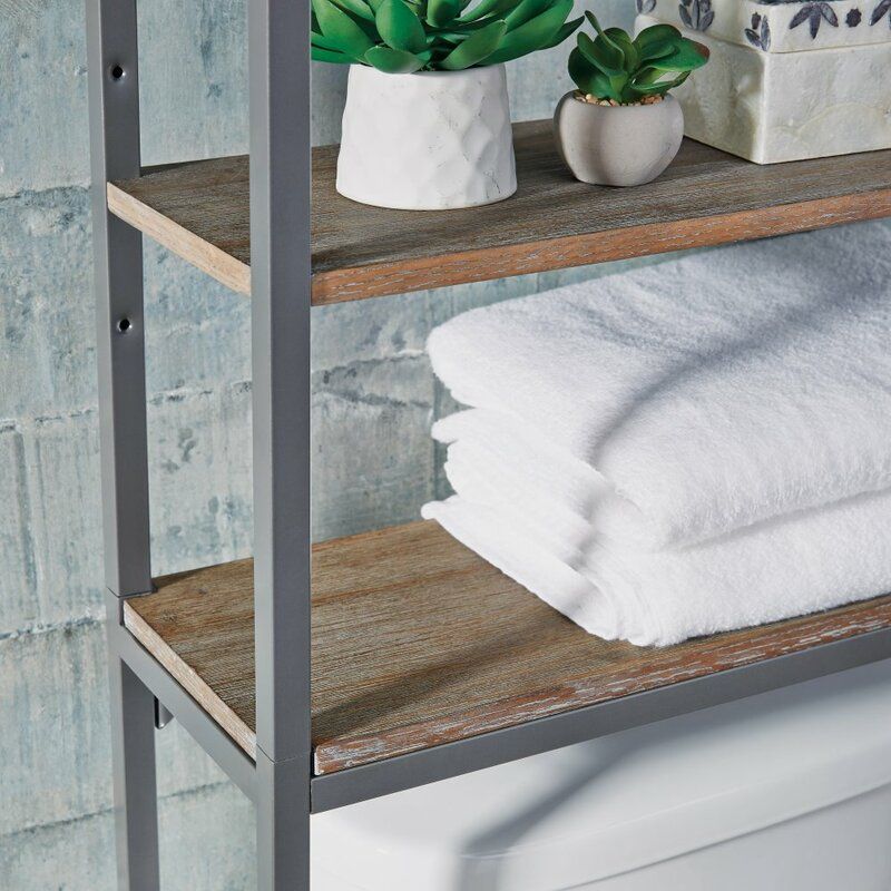 Eckles 25'' W x 64'' H x 8.5'' D Over-The-Toilet Storage thumbnail 4