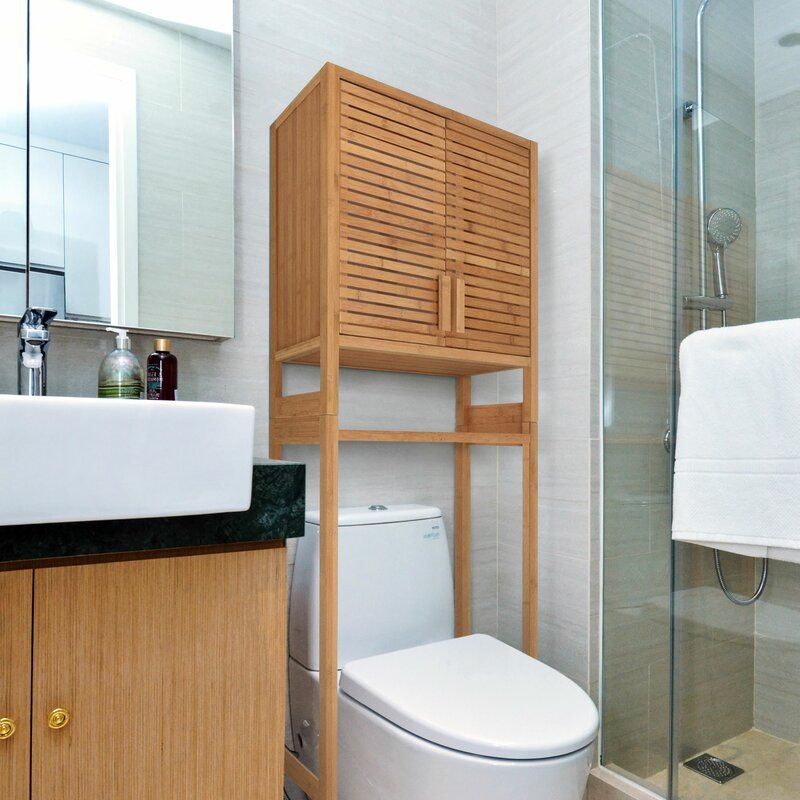 Ayleen 26'' W x 65'' H x 10.25'' D Over-The-Toilet Storage thumbnail 6