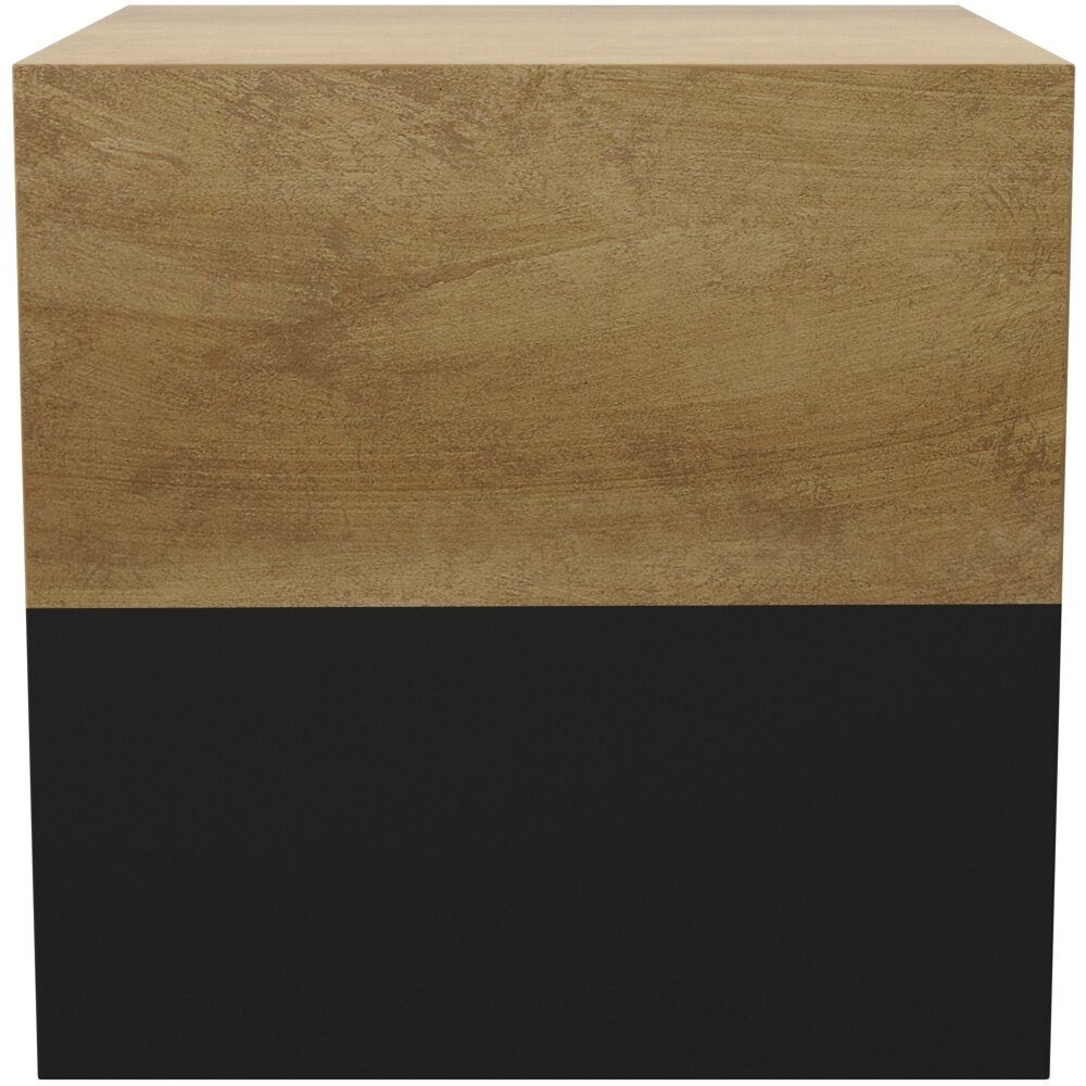 Norcross 16'' Tall Solid Wood Block End Table thumbnail 2