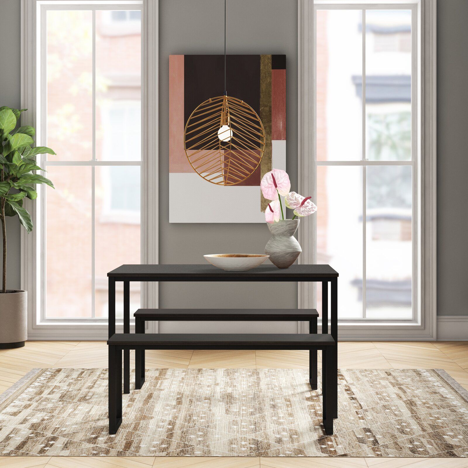 Ler 3 - Piece Dining Set thumbnail 5