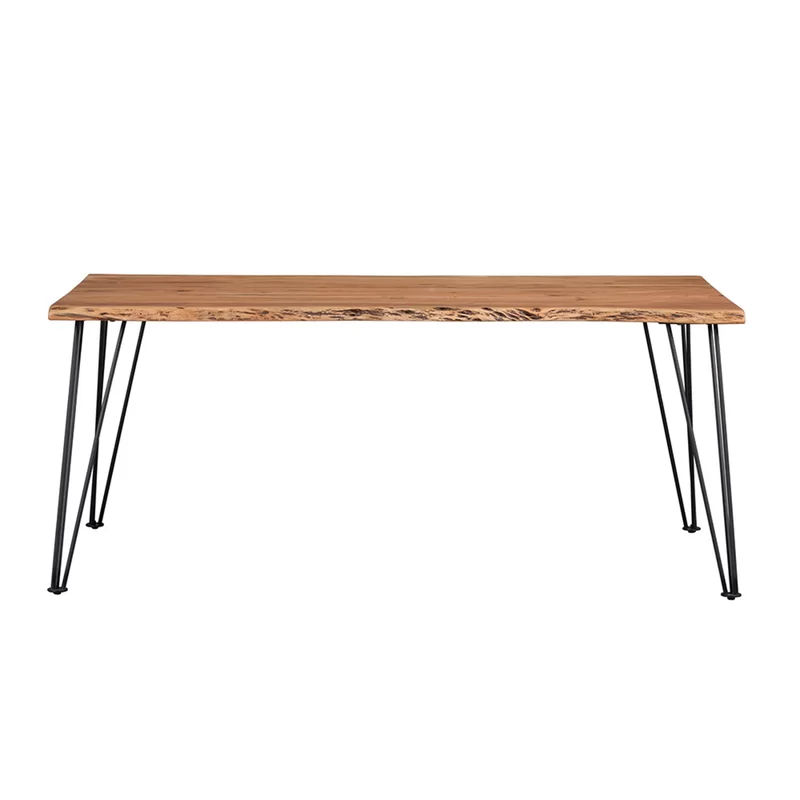 Donny Solid Wood Dining Table thumbnail 5