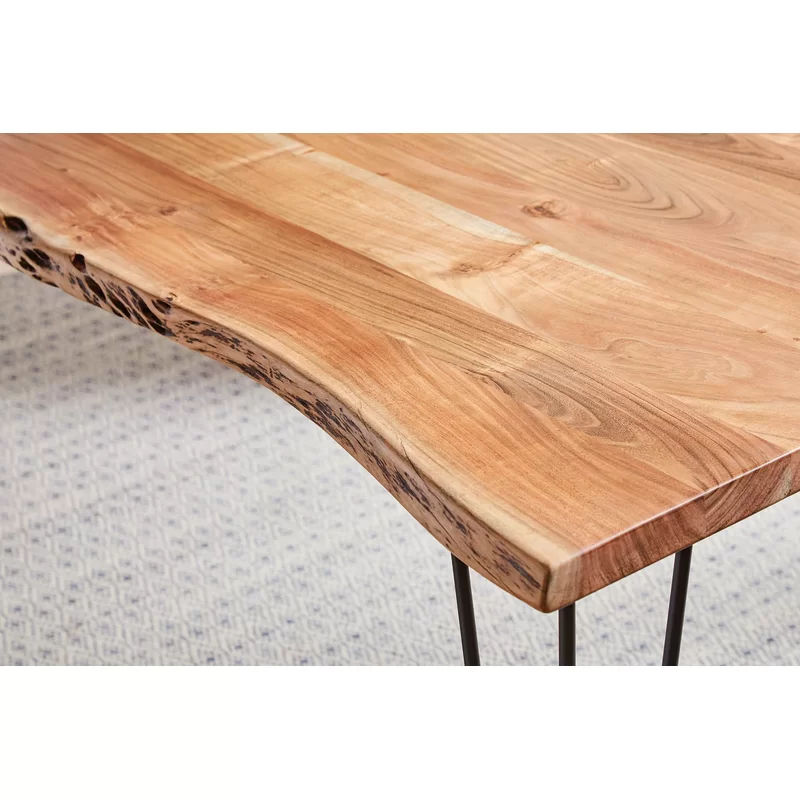 Donny Solid Wood Dining Table thumbnail 7