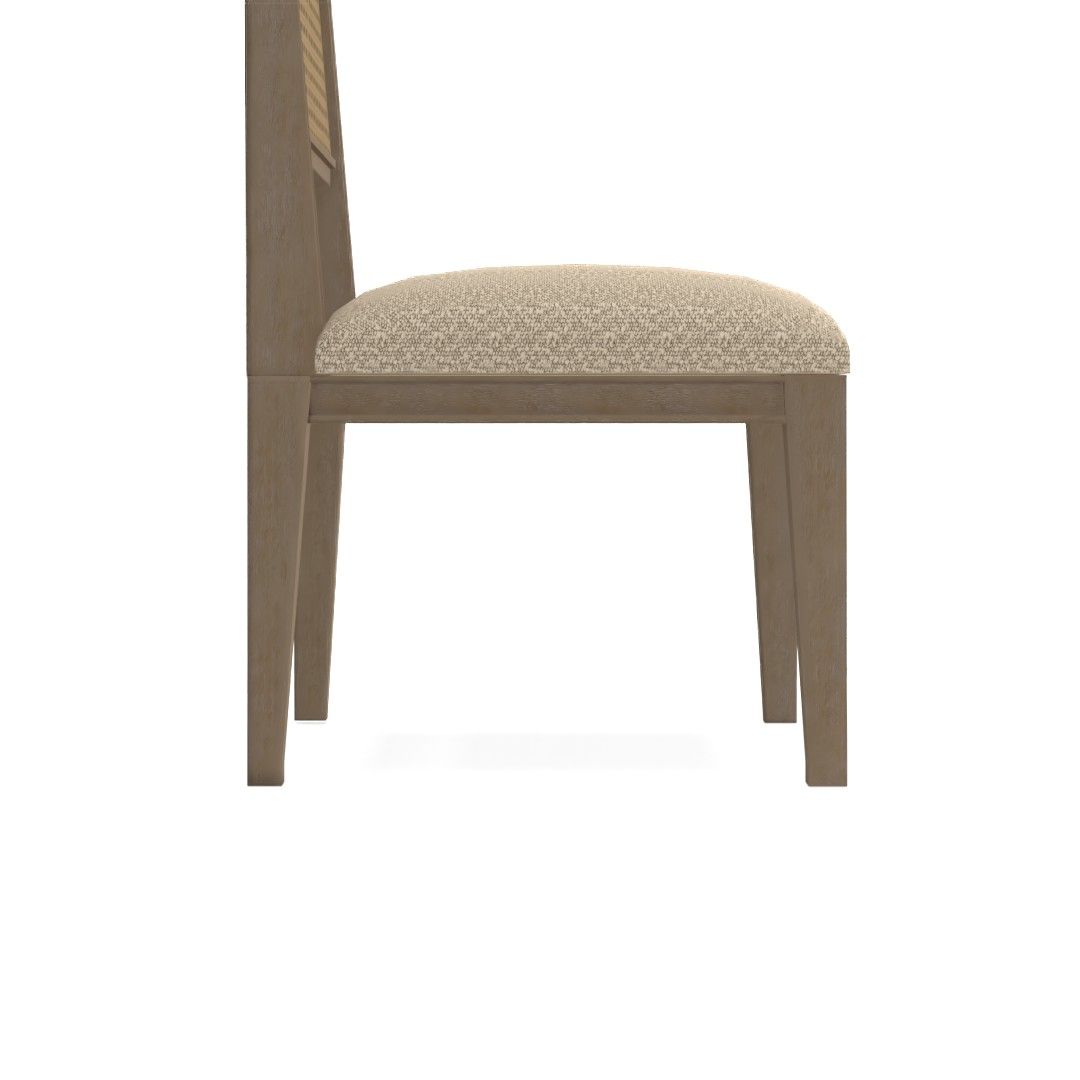 Deleon Side Chair in Light Brown - Set of 2 thumbnail 2