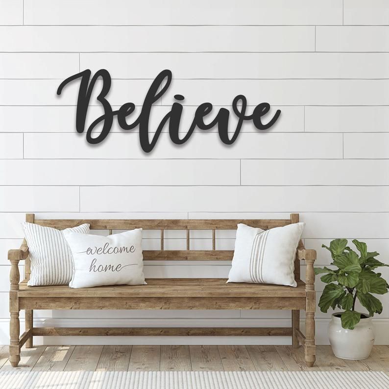 Believe Sign — view 1