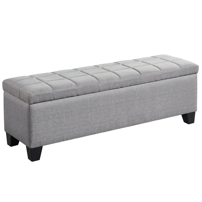 Lizzie Upholstered Storage Bench thumbnail 3