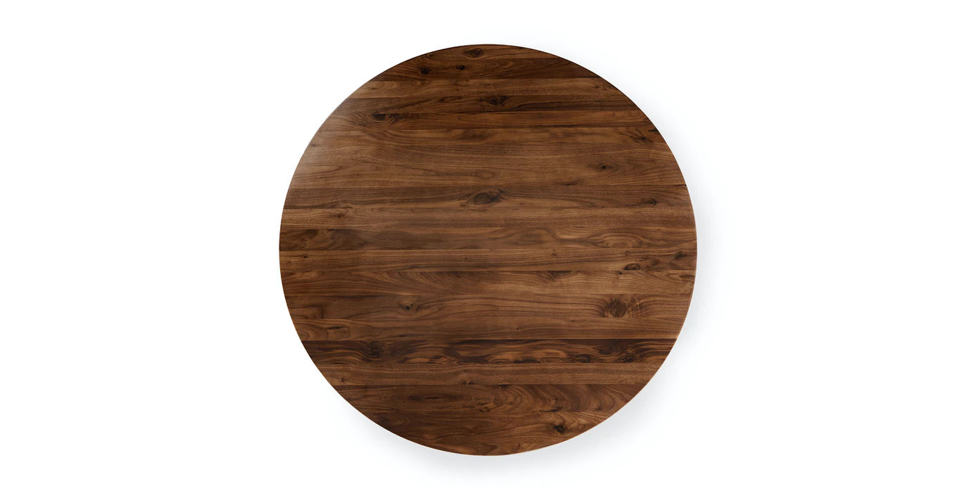 Seno Walnut 47" Round Dining Table thumbnail 7