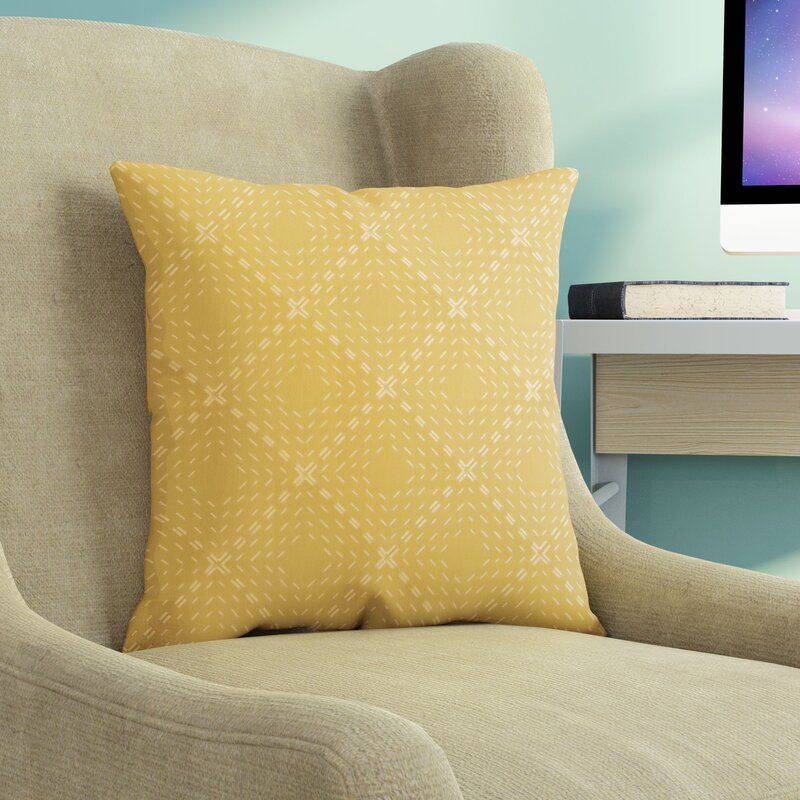 Abbie Square Pillow With Insert-15"x15" thumbnail 2