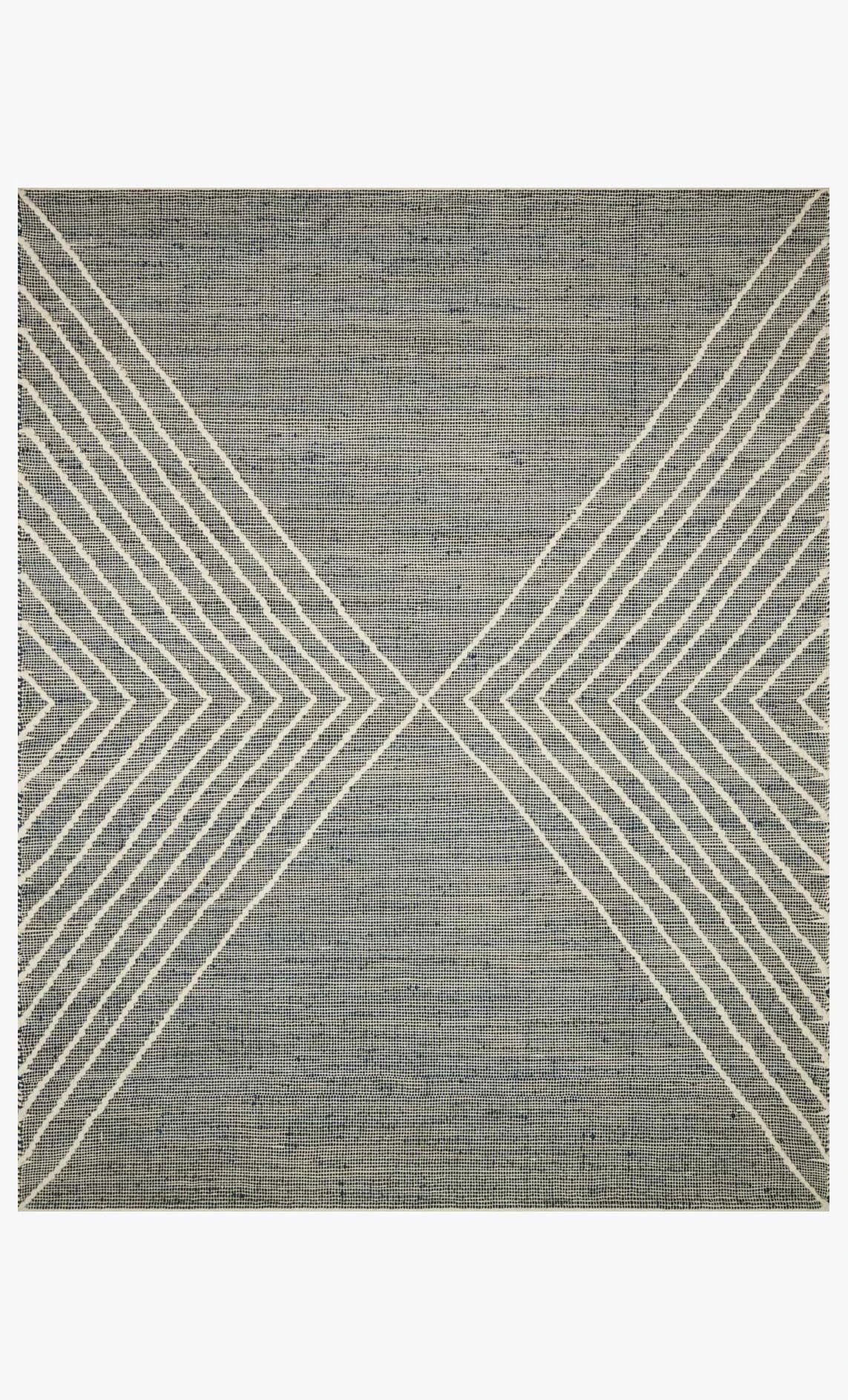 Cora Indigo White Rug 7'9" x 9'9" — view 1