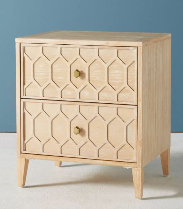 Textured Trellis Nightstand thumbnail 2