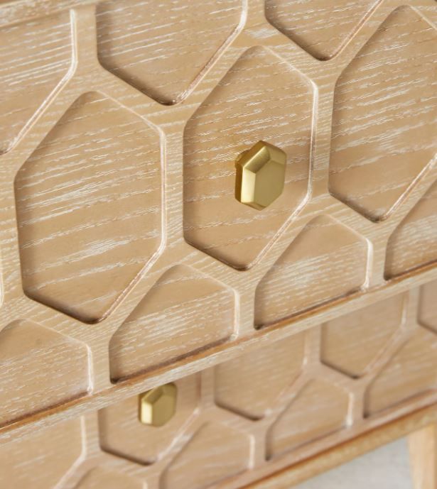 Textured Trellis Nightstand thumbnail 4