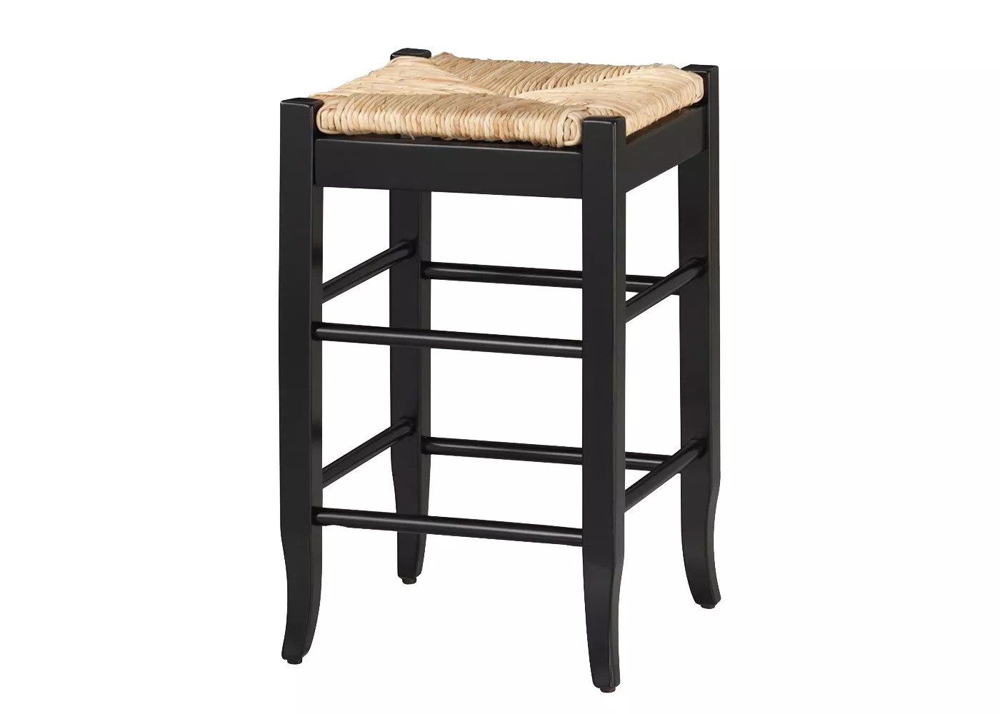 Rush Seat Hardwood Black thumbnail 2