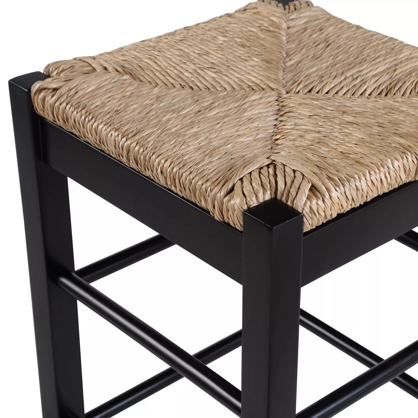 Rush Seat Hardwood Black thumbnail 3