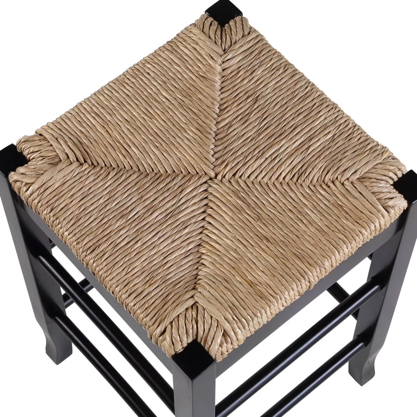 Rush Seat Hardwood Black thumbnail 5