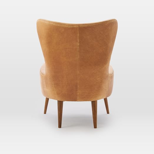 Erik Leather Wing Chair thumbnail 4