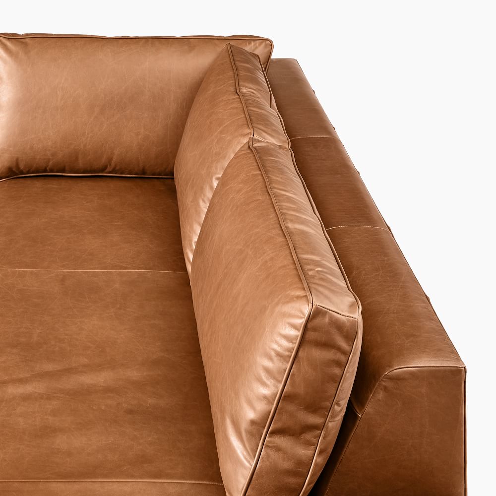 Harris Leather 2-Piece Terminal Chaise Sectional thumbnail 4