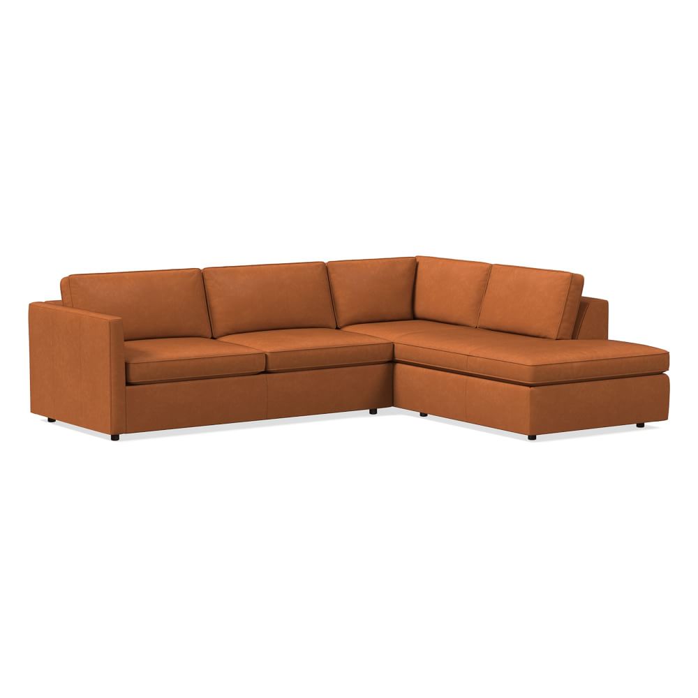 Harris Leather 2-Piece Terminal Chaise Sectional thumbnail 5