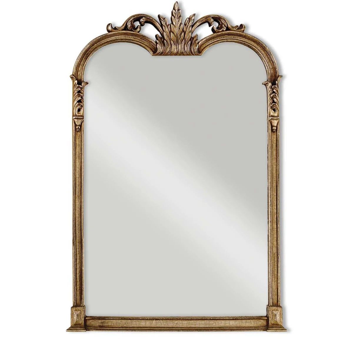 Uttermost Jacqueline Traditional Antiqued Frame Flat Surface Accent Mirror — view 1