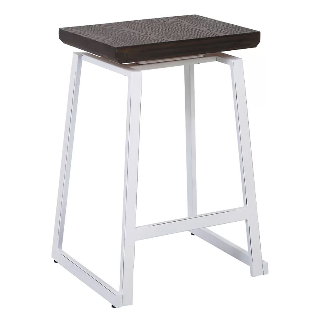 Prange Industrial Counter Bar Stool Set of 2 thumbnail 2