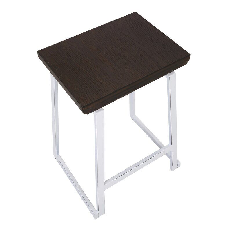 Prange Industrial Counter Bar Stool Set of 2 thumbnail 3