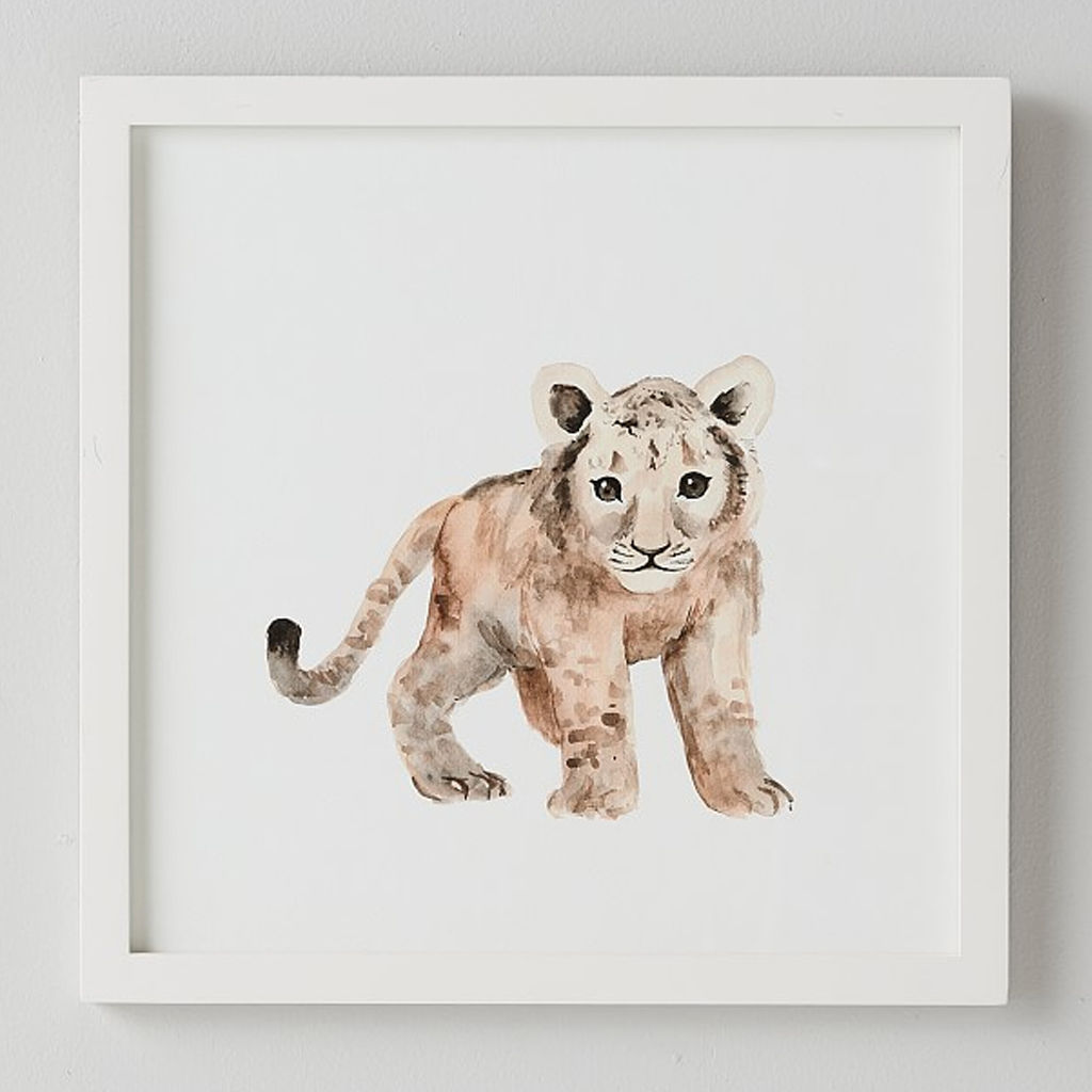 Baby Lion Framed Art — view 1