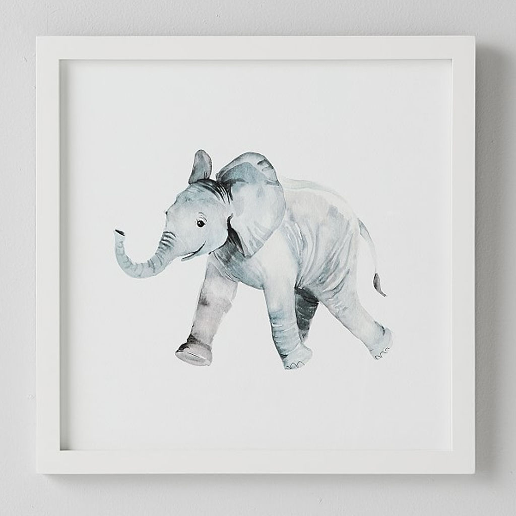 Baby Elephant Framed Art — view 1