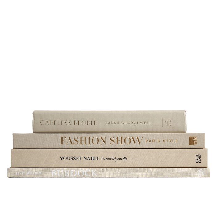 4 Piece Beach ColorStak Authentic Decorative Book Set — view 1