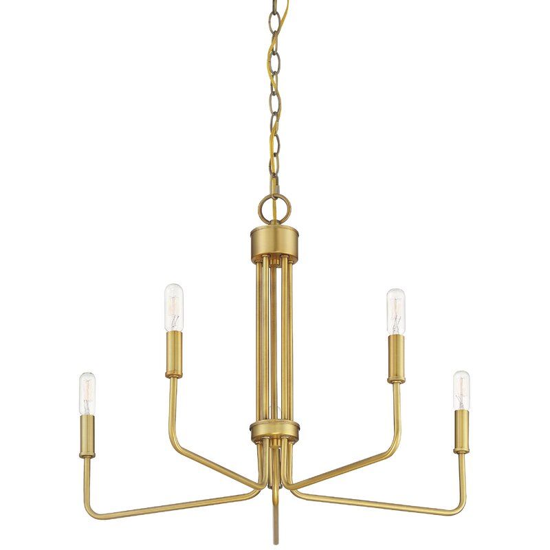 Dalessio 5 Light Candle Chandelier thumbnail 3