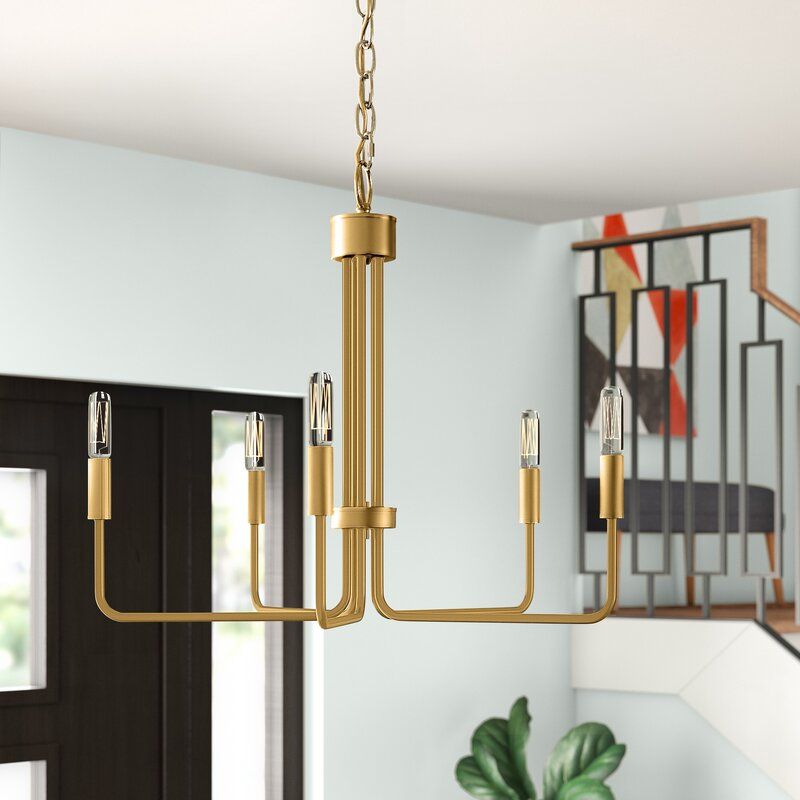 Dalessio 5 Light Candle Chandelier thumbnail 4