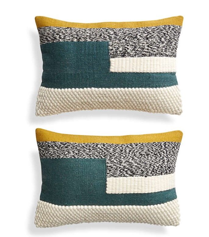Telma Color Block Lumbar Pillows No Insert-24"x15" thumbnail 4