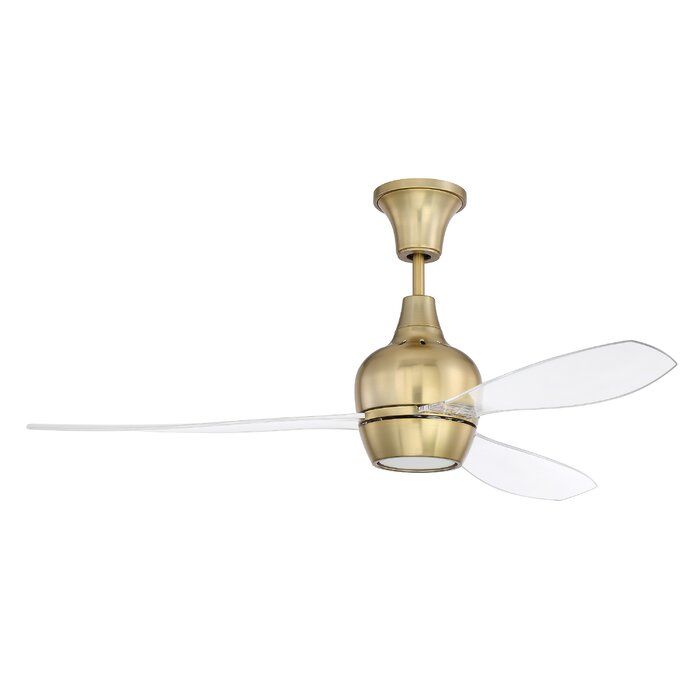 52" Mcnemar 3 Blade LED Ceiling Fan, Light Kit Included — view 1