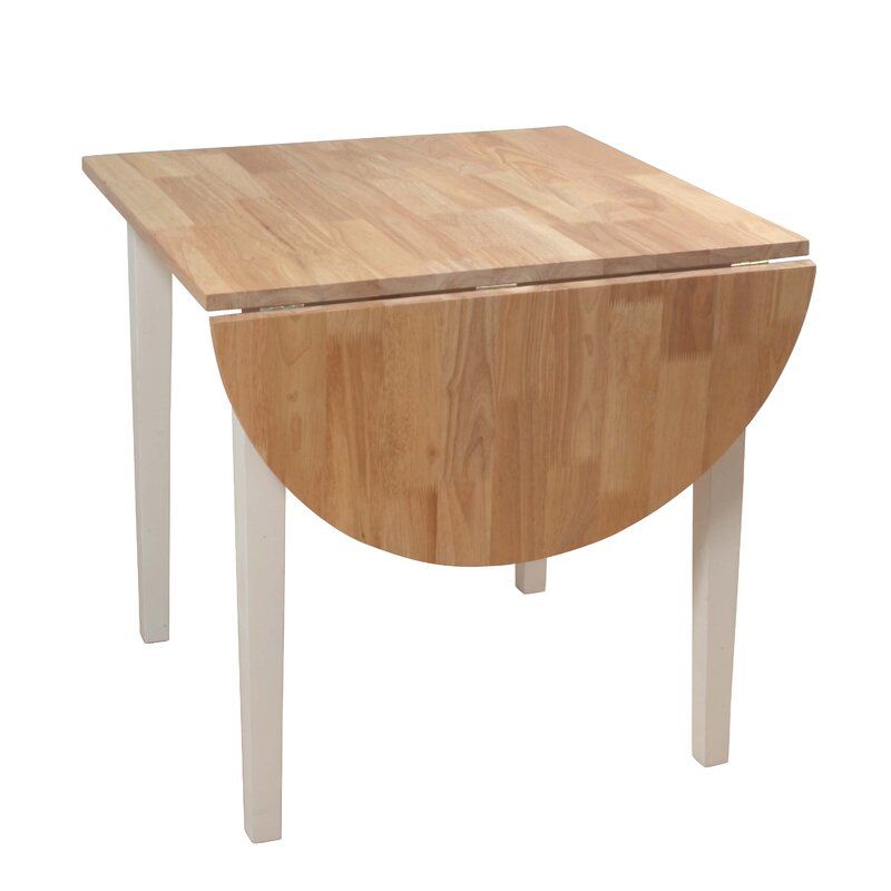Castellon Drop Leaf Solid Wood Dining Table thumbnail 2