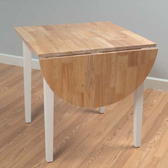 Castellon Drop Leaf Solid Wood Dining Table thumbnail 3