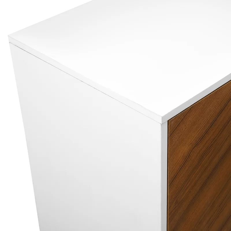 Acorn/White Keiko TV Stand thumbnail 5
