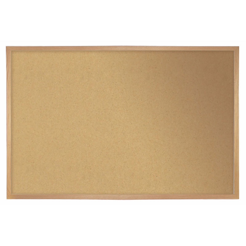 Ghent Bulletin Board Cork Wood Frame — view 1
