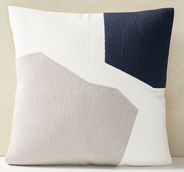 Corded Minimalist Geo Pillow Cover No Insert-20"x20" thumbnail 2