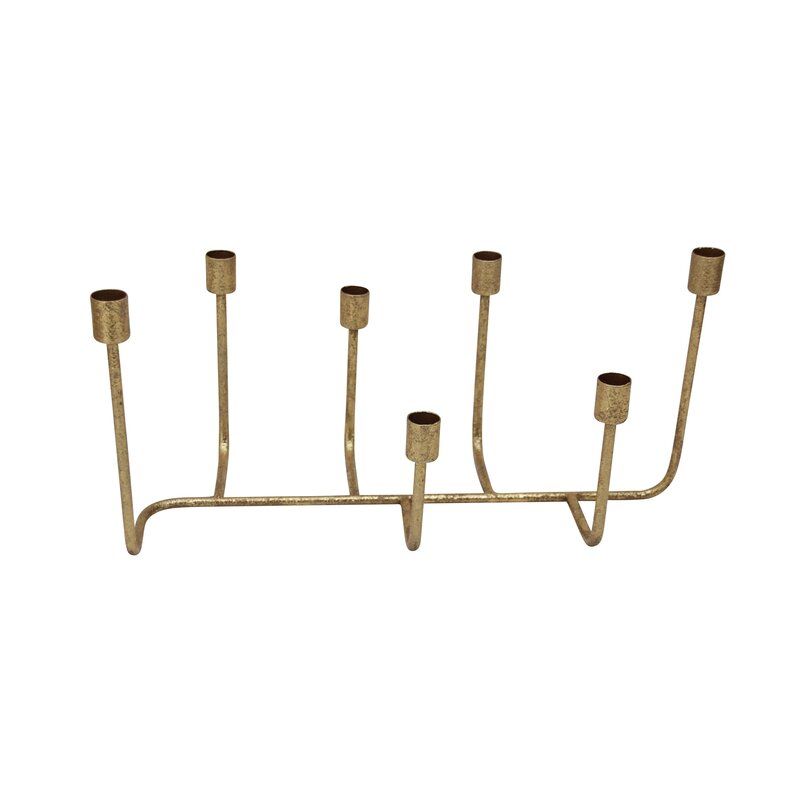 7 Taper Metal Candelabra — view 1