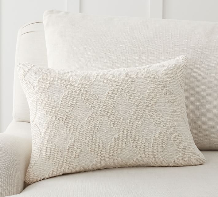 Damia Textured Lumbar Pillow Cover — view 1
