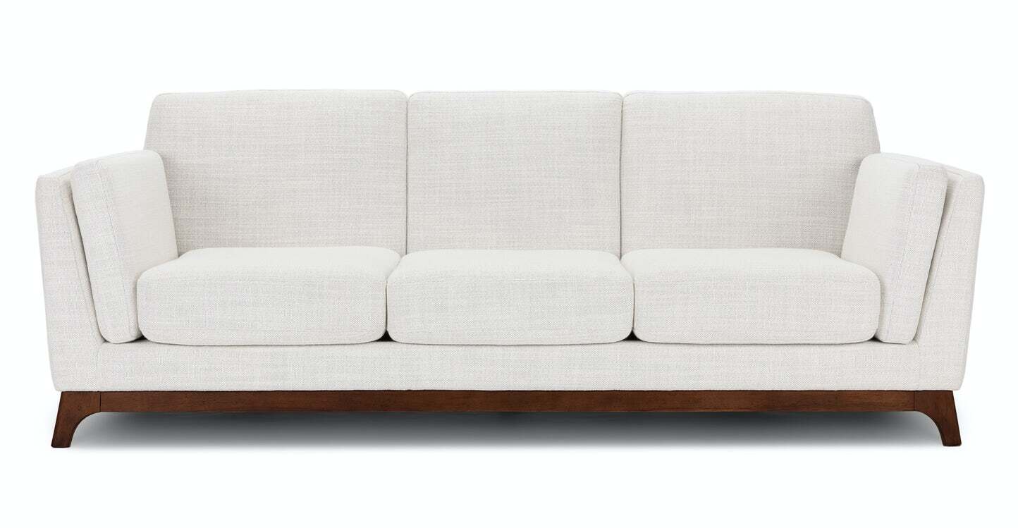 Ceni Fresh White Sofa — view 1