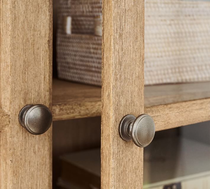 Livingston Media Console with Glass Cabinets (105'') thumbnail 5