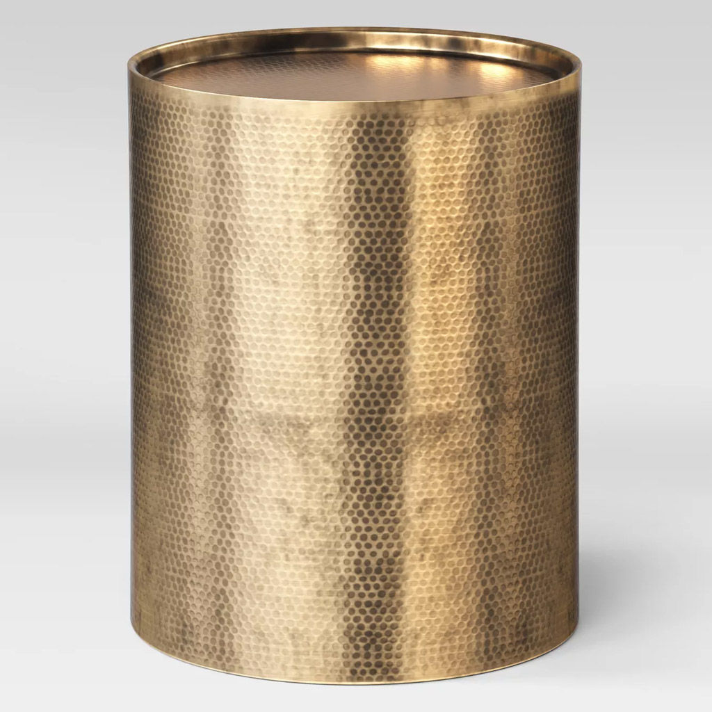 Manila Cylinder Drum Accent Table — view 1