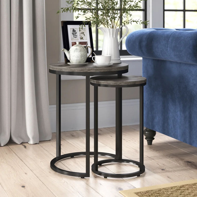 Swift 2 Piece Nesting Table Small thumbnail 3