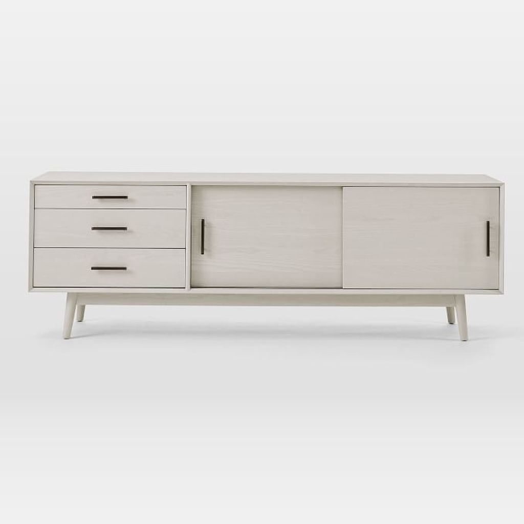 Mid-Century Media Console - Pebble — view 1