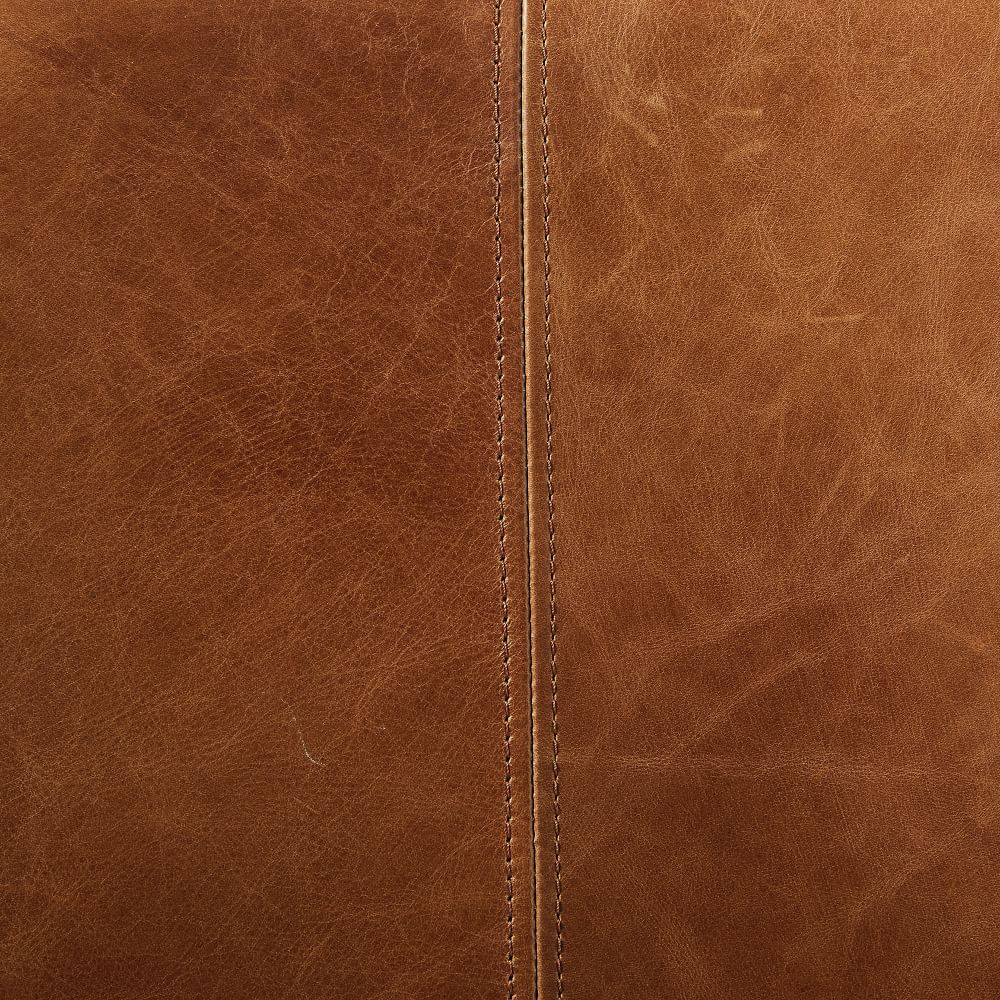 Slope Leather Dining Chair, Saddle Leather, Nut, Charcoal Leg thumbnail 7