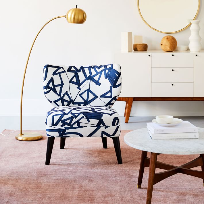 Reeve Mid Century Coffee Table Marble thumbnail 2