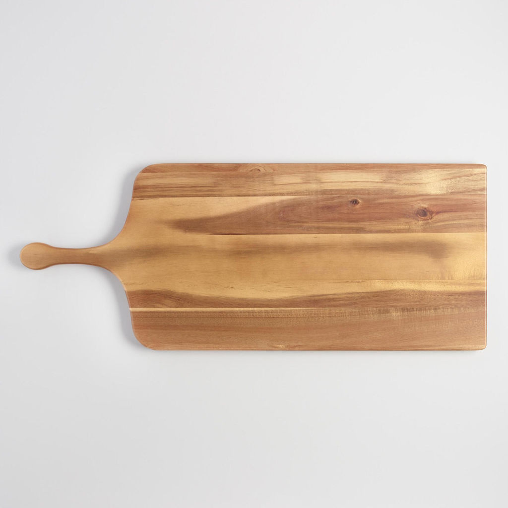 Extra Large Acacia Wood Paddle Cutting Board — view 1