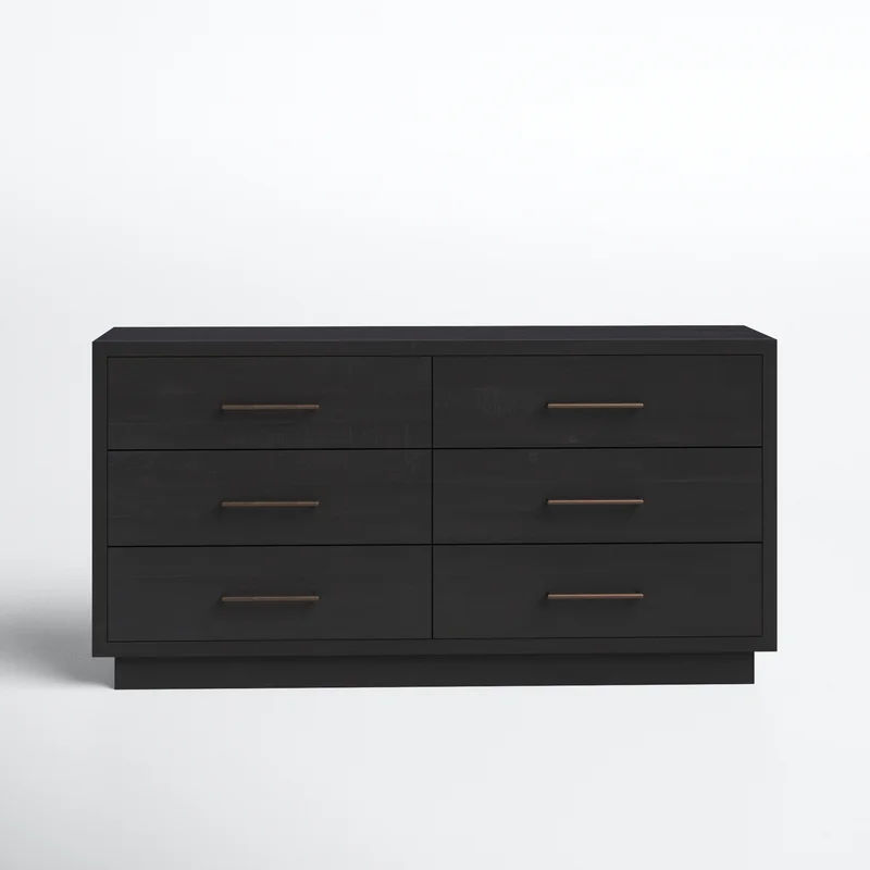 Nigel 6 Drawer Dresser in Burnished Black thumbnail 2