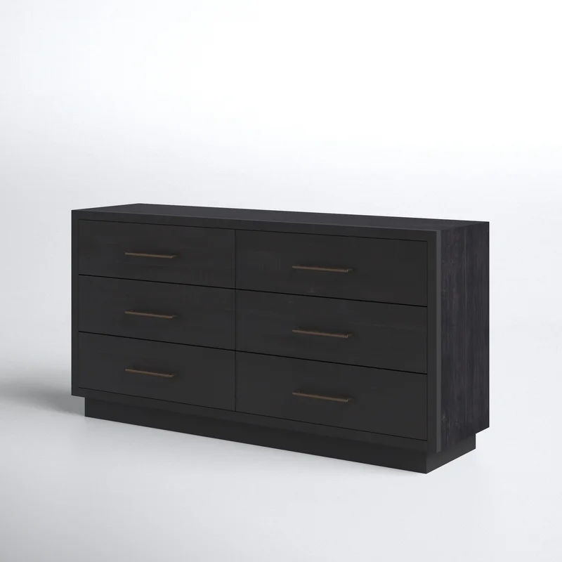 Nigel 6 Drawer Dresser in Burnished Black thumbnail 3