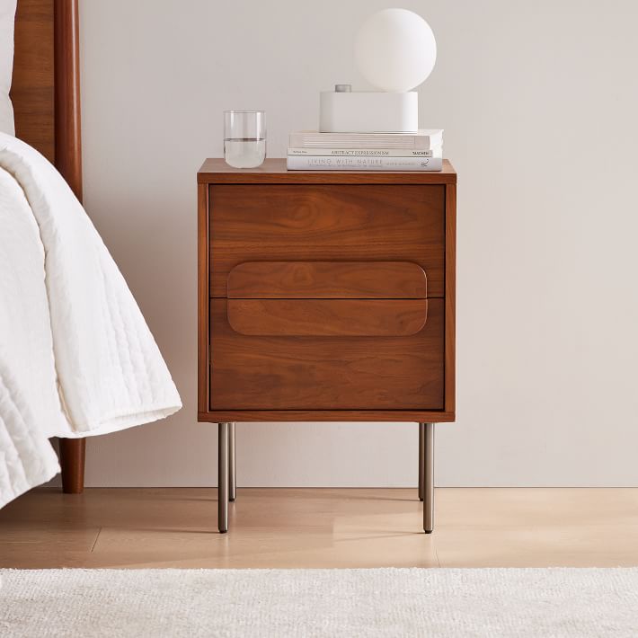 Gemini Nightstand, Walnut thumbnail 2